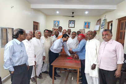Activities at the senior citizens centre